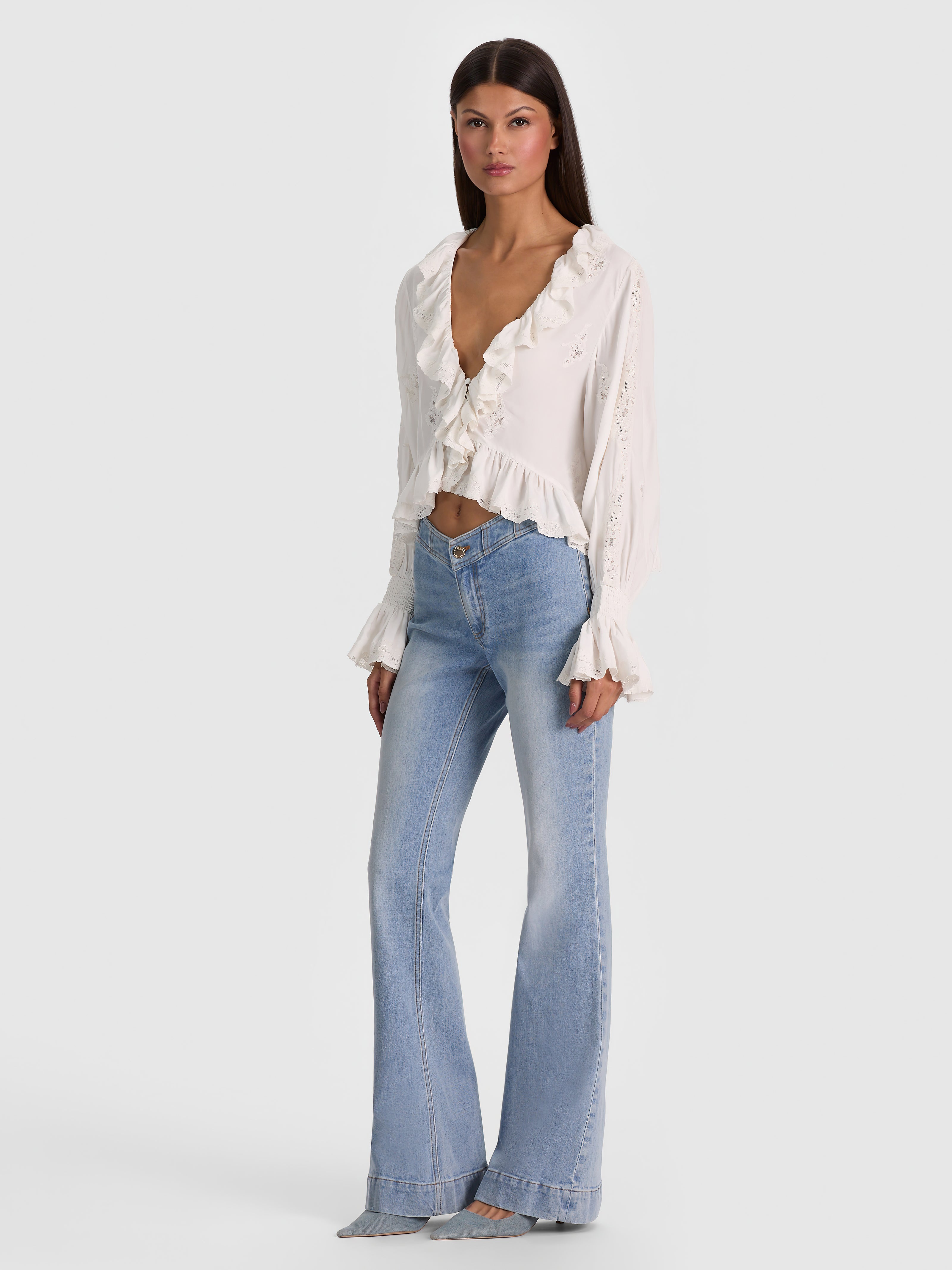 Camicia arricciata SKYE-ALICE + OLIVIA