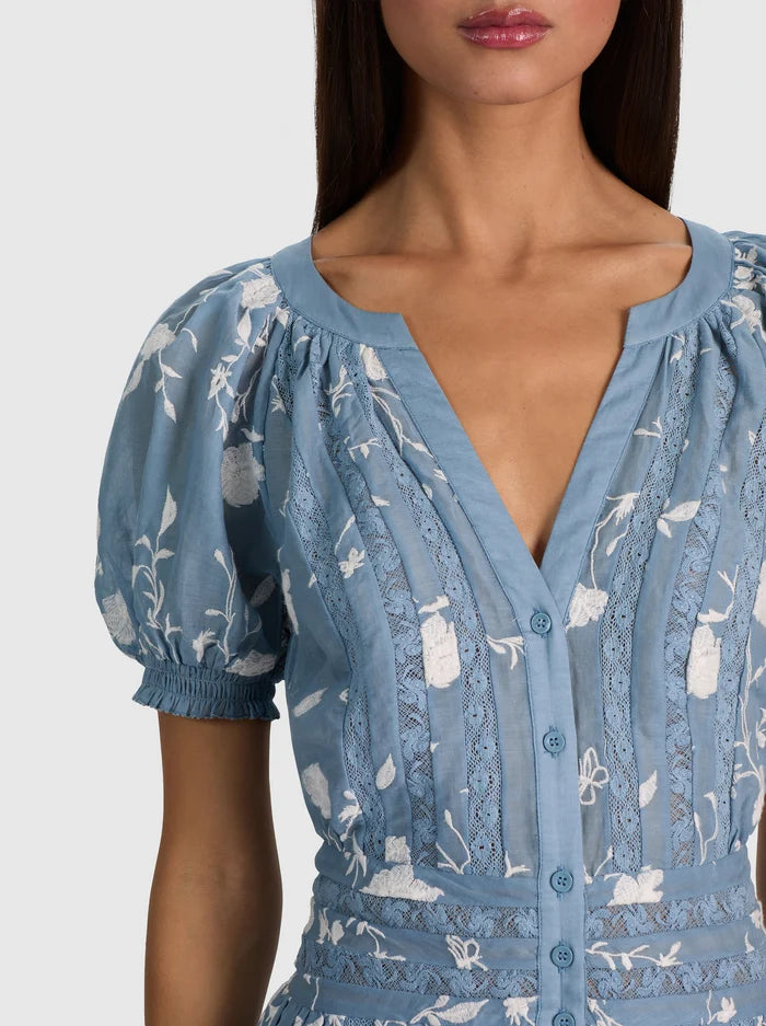 ABITO A CAMICIA MIDI KATHRYN-ALICE + OLIVIA