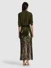 GONNA LUNGA KENDRA CON FRANGE DI PAILLETTES-ALICE + OLIVIA