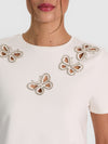 TEE COURT CINDY EMBELL AVEC DÉCOUPES-ALICE + OLIVIA