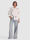 CAMICIA IN COTONE CON INTAGLI E BOTTONI ORNATI-ALICE + OLIVIA