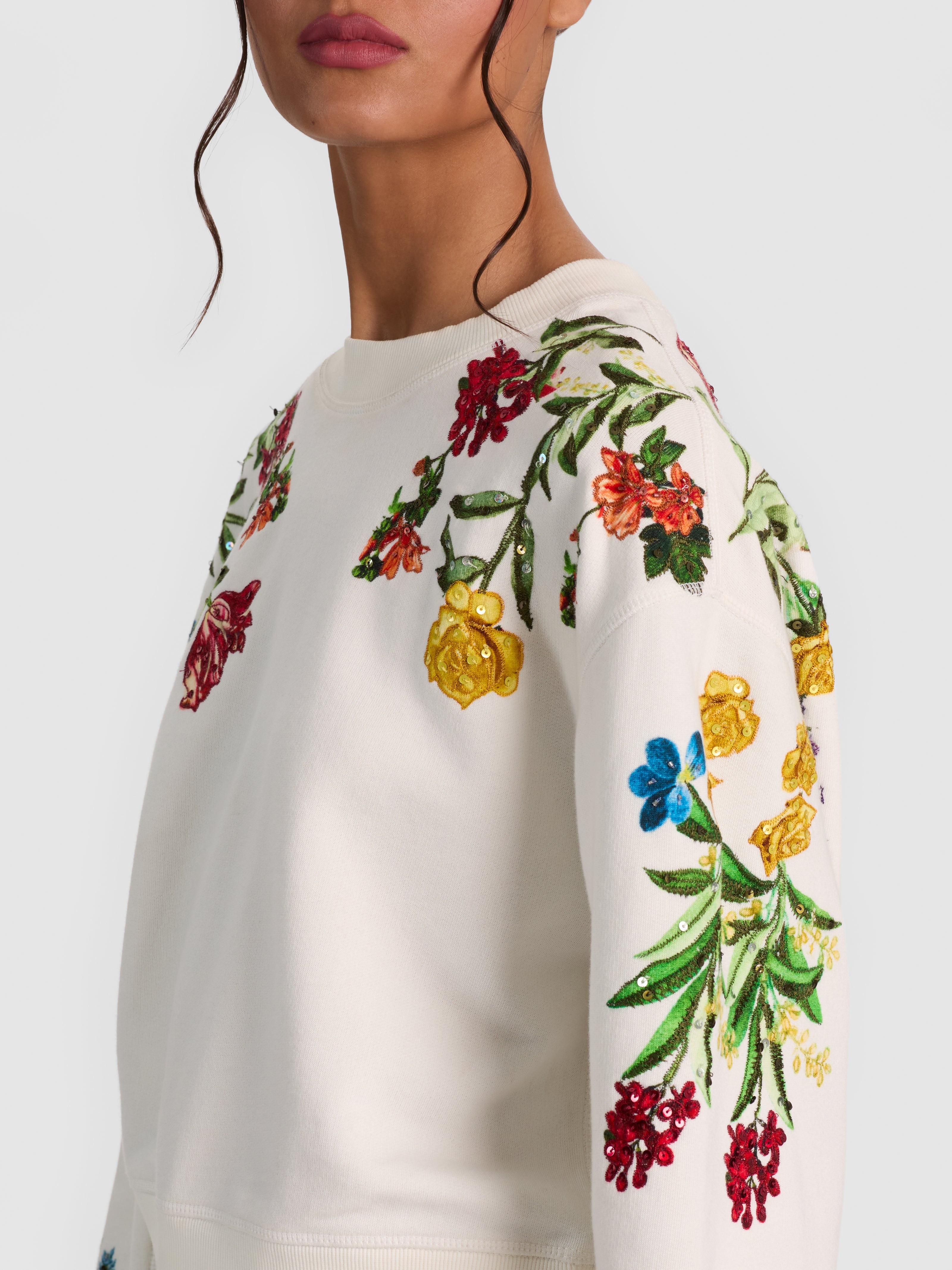MAGLIA GIROCOLLO DECORATA RUSSELL-ALICE + OLIVIA