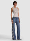 PANIA EMBELLISHED TANK-OFF WHITE/CLEAR CRYSTAL-ALICE + OLIVIA