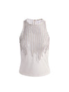PANIA EMBELLISHED TANK-OFF WHITE/CLEAR CRYSTAL-ALICE + OLIVIA