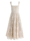 ESMA FLARED MIDI DRESS-NATURAL-ALICE + OLIVIA