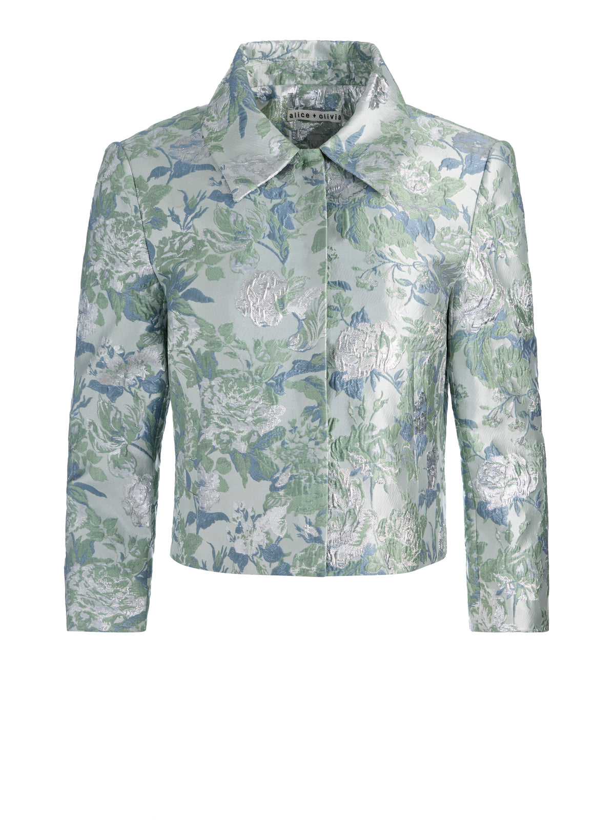 WESTON CROPPED JACKET - LIGHT SAGE