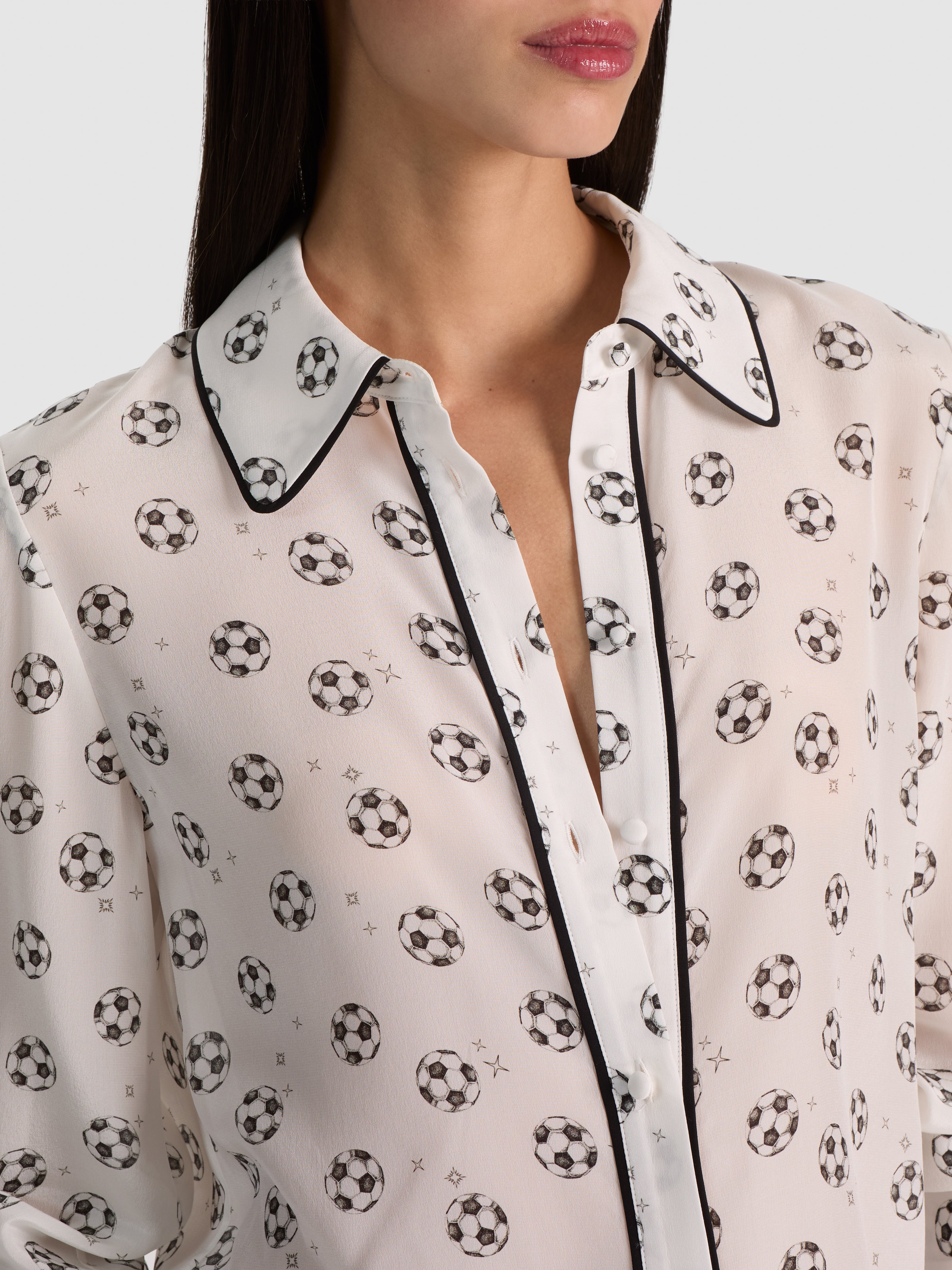 WILLA SILK BLOUSE-ALICE + OLIVIA