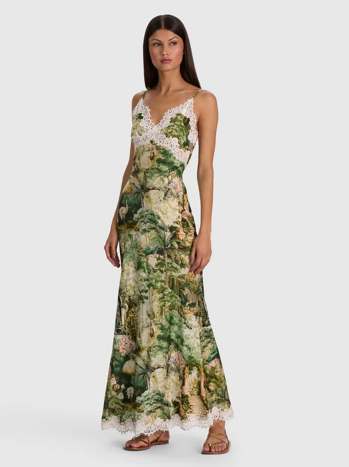 ROBE NUISSETTE MIDI AVEC DENTELLE JULIETTA-ALICE + OLIVIA