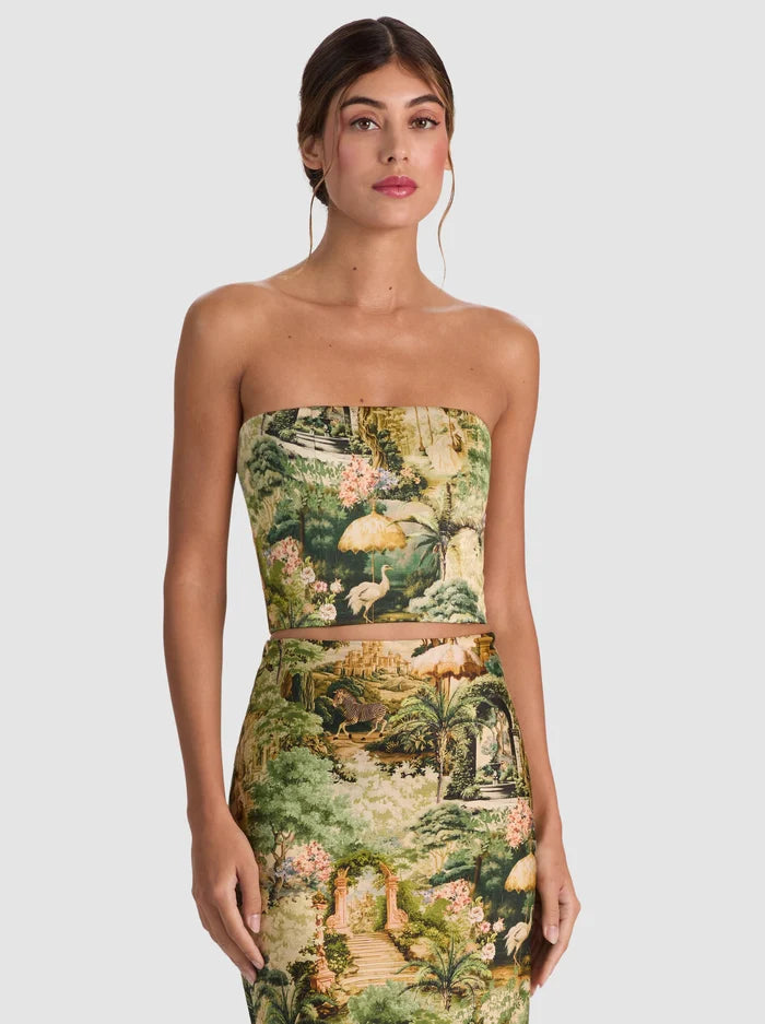 CERESI SMCKED BK BANDEAU TOP-TERRAIN LG-ALICE + OLIVIA