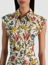 MINI ABITO A CAMICIA SVASATO CON CORSETTO E PANNELLI KIM-ALICE + OLIVIA