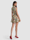 MINI ABITO A CAMICIA SVASATO CON CORSETTO E PANNELLI KIM-ALICE + OLIVIA