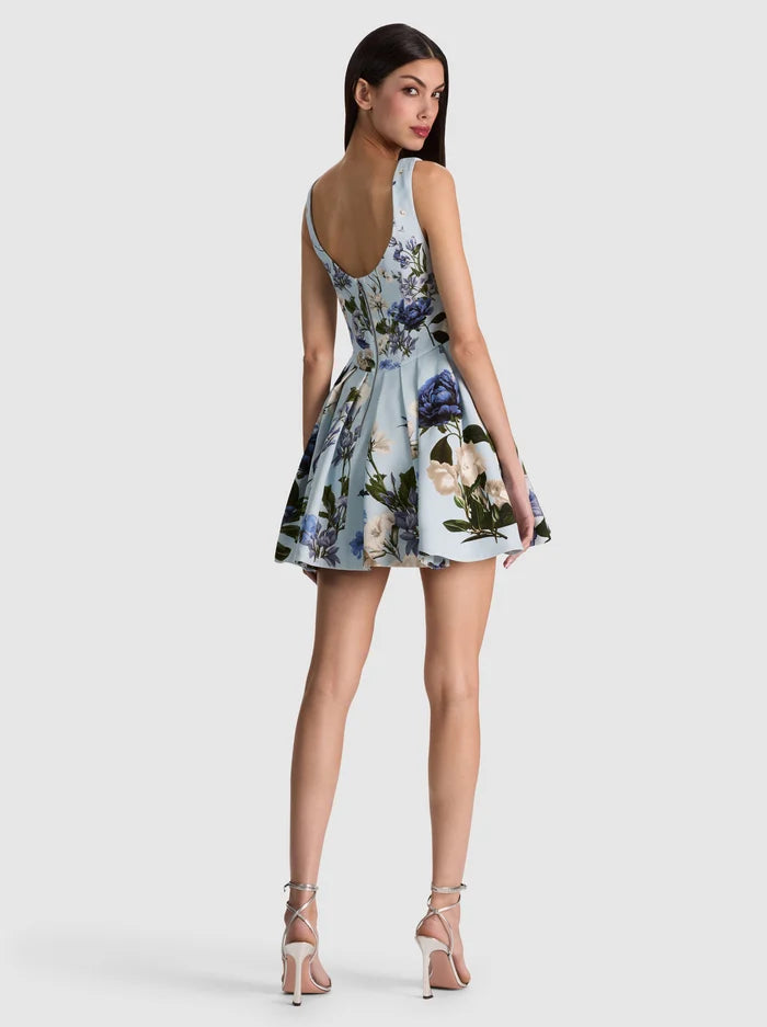 ESTRELLA MINI DRESS-FLY AWAY-ALICE + OLIVIA
