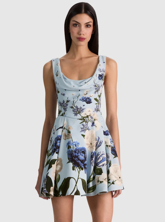 ESTRELLA MINI DRESS-FLY AWAY-ALICE + OLIVIA