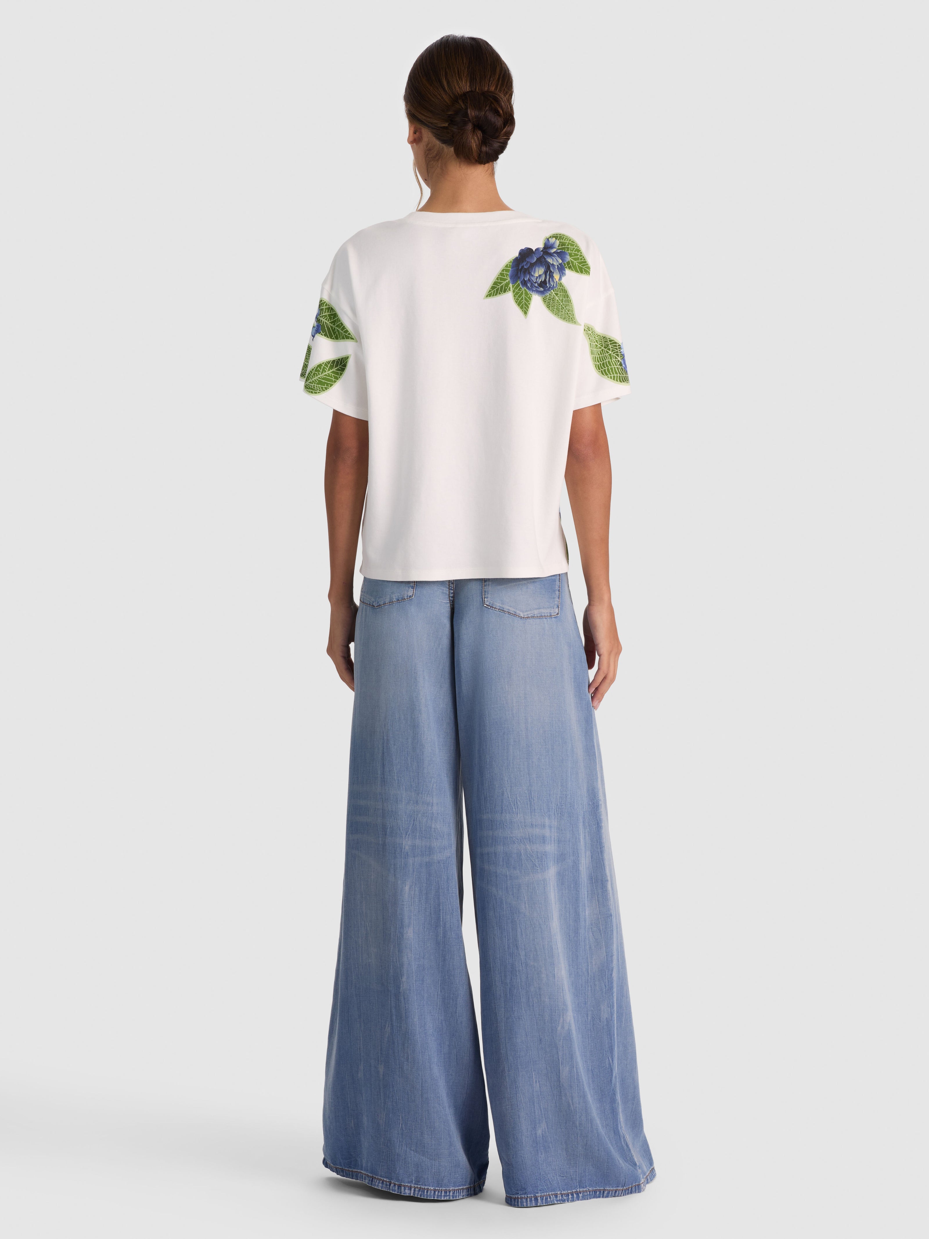 T-SHIRT OVERSIZE EVAN STACEFACE-ALICE + OLIVIA