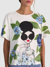 T-SHIRT OVERSIZE EVAN STACEFACE-ALICE + OLIVIA