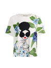 T-SHIRT OVERSIZE EVAN STACEFACE-ALICE + OLIVIA