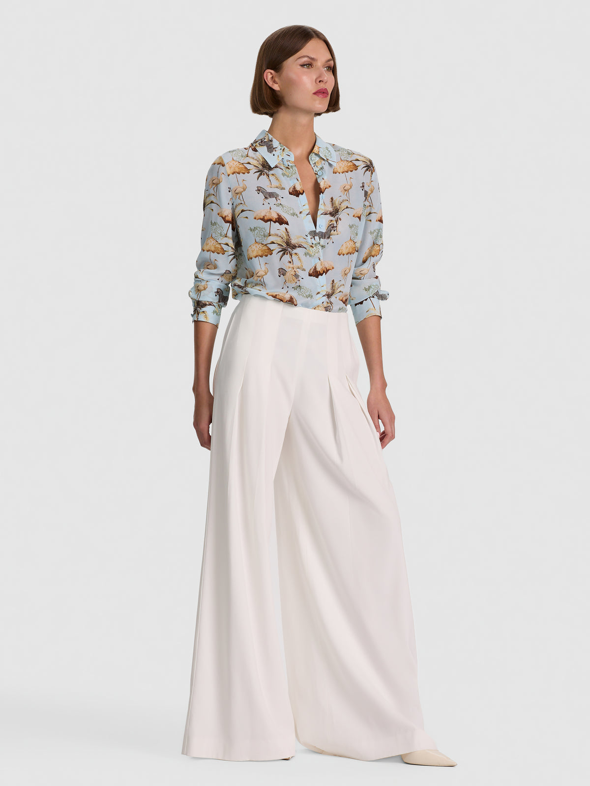Camicia in seta WILLA STACEFACE - SELVAGGIA