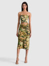 MAEVE SLIP SKIRT-TERRAIN LG-ALICE + OLIVIA