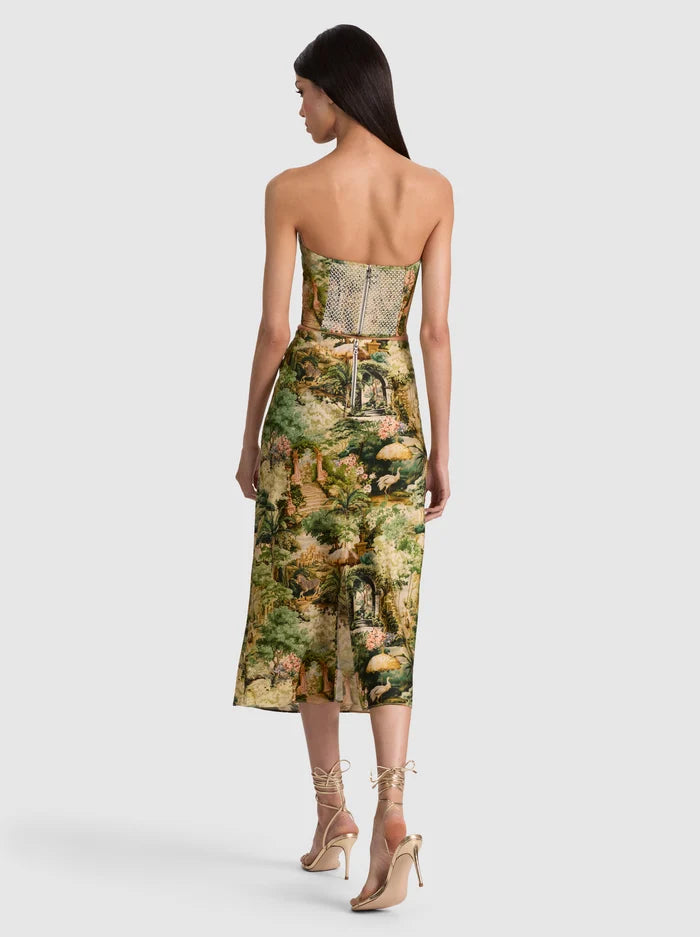 MAEVE SLIP SKIRT-TERRAIN LG-ALICE + OLIVIA