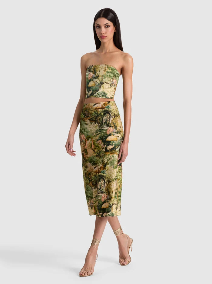 MAEVE SLIP SKIRT-TERRAIN LG-ALICE + OLIVIA