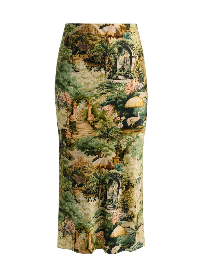 MAEVE SLIP SKIRT-TERRAIN LG-ALICE + OLIVIA