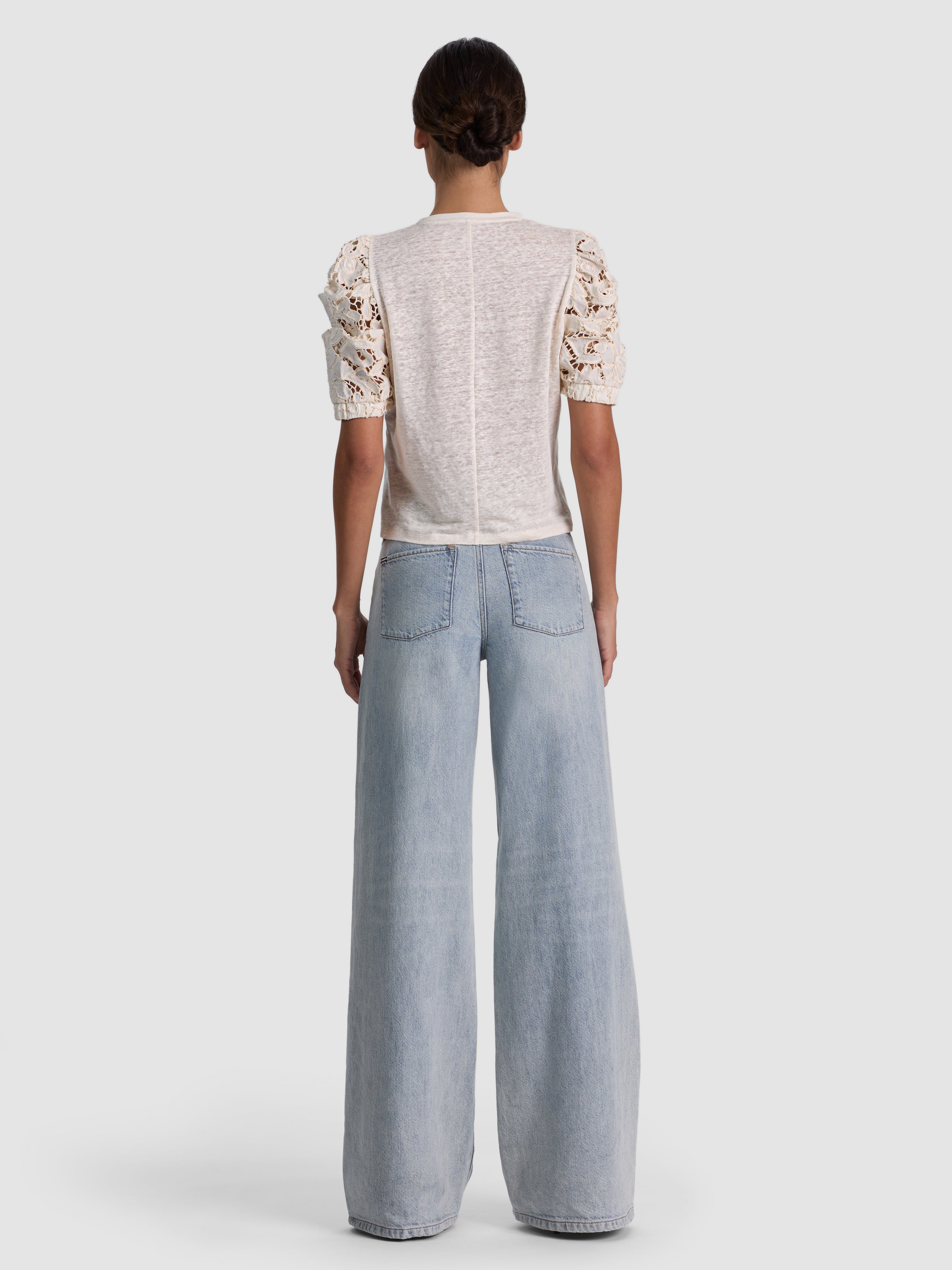 HAUT RAS-DU-COU MANCHES LONGUES TYLER COMBO-ALICE + OLIVIA