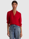 CHEMISIER EN SOIE WILLA-ALICE + OLIVIA