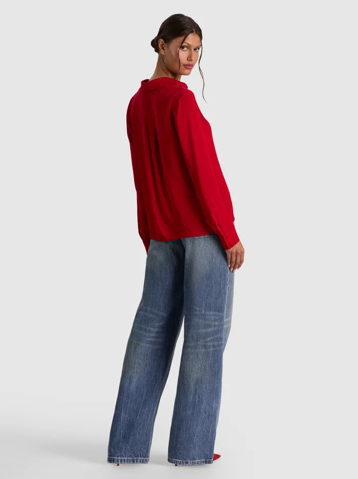 CHEMISIER EN SOIE WILLA-ALICE + OLIVIA