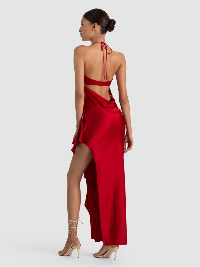 ABITO LUNGO PALMA RUFFLE-ALICE + OLIVIA
