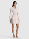 DEBORAH MINI SHIRT DRESS-OFF WHITE-ALICE + OLIVIA