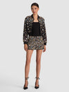 JACKIE EMBELLISHED BOMBER JACKET-BLACK/MULTI-ALICE + OLIVIA