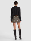 RUBI EMBELLISHED MINI SKIRT-BLACK/MULTI-ALICE + OLIVIA