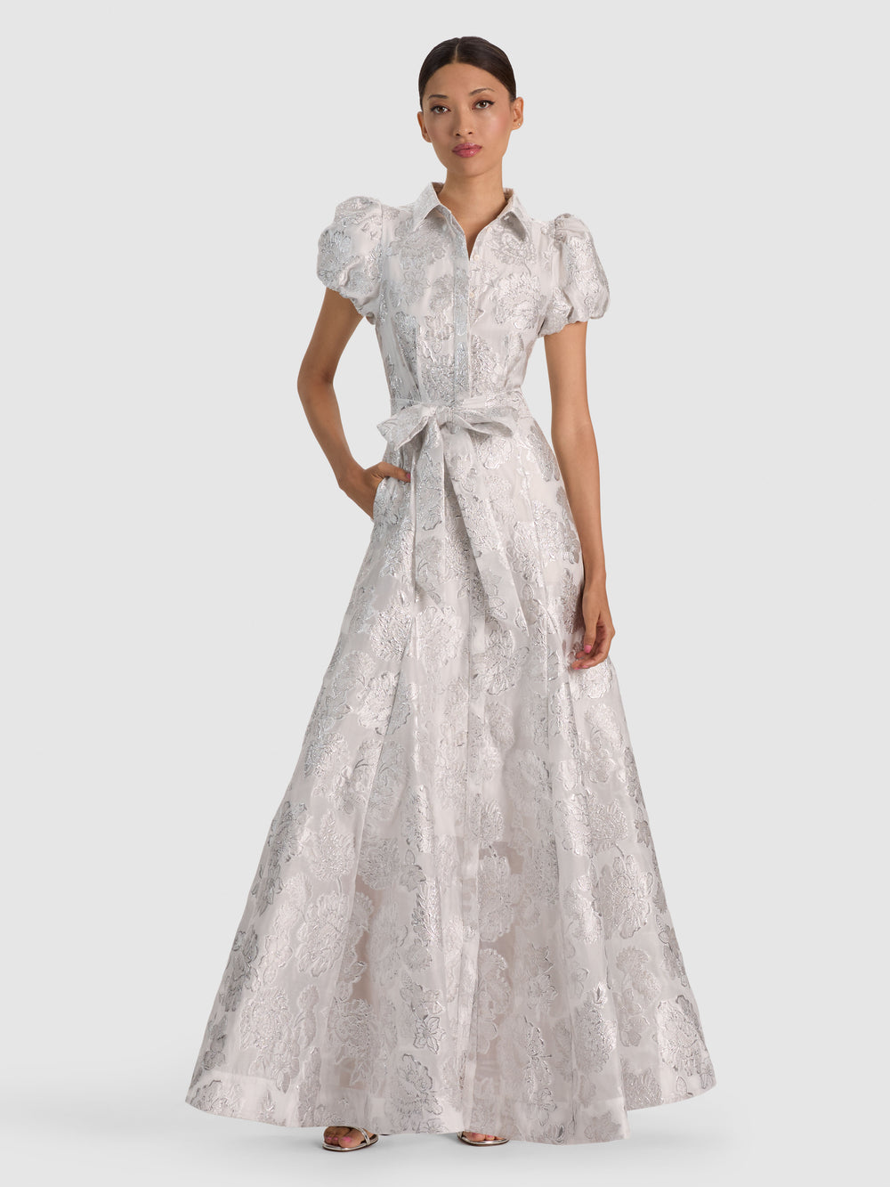 italian designer mother of the bride dresses sale Beaded A Line Long Dress los angeles vintage store Ashley & Justin Bridesmaids Size:EU 41 / 9.5 - 10 and proms