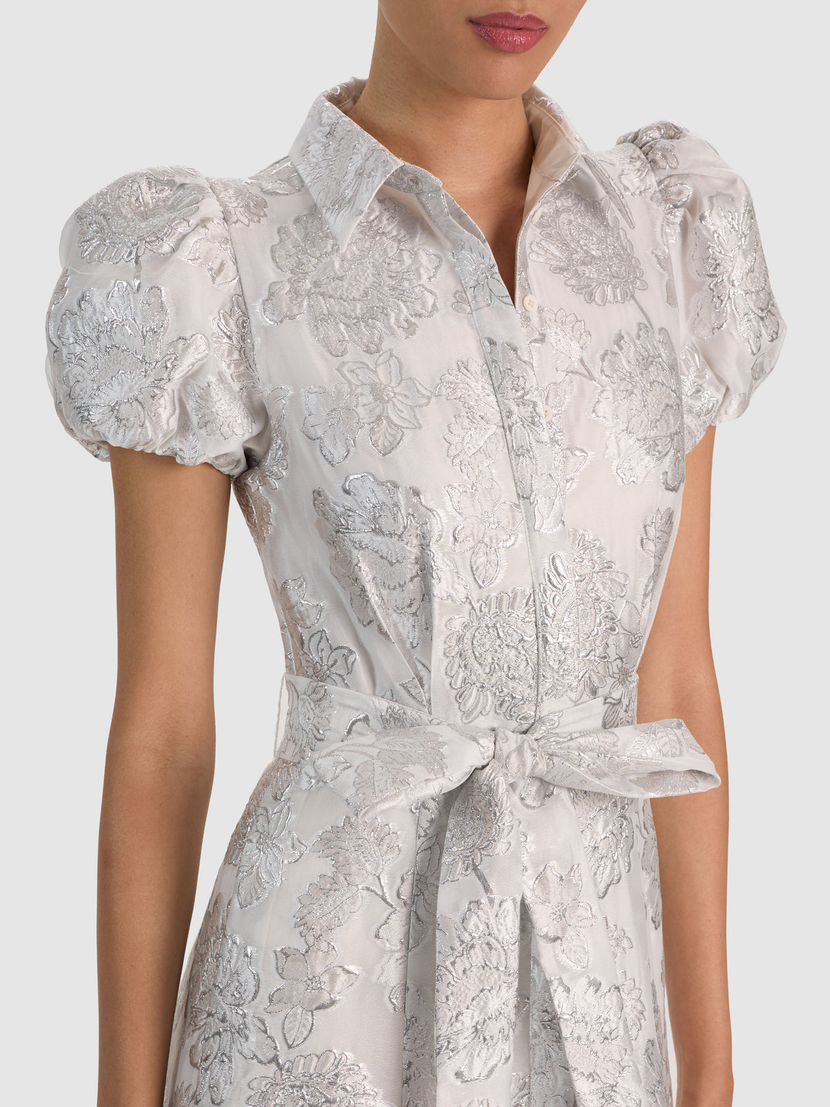 HENRIETTA MAXI DRESS - SILVER