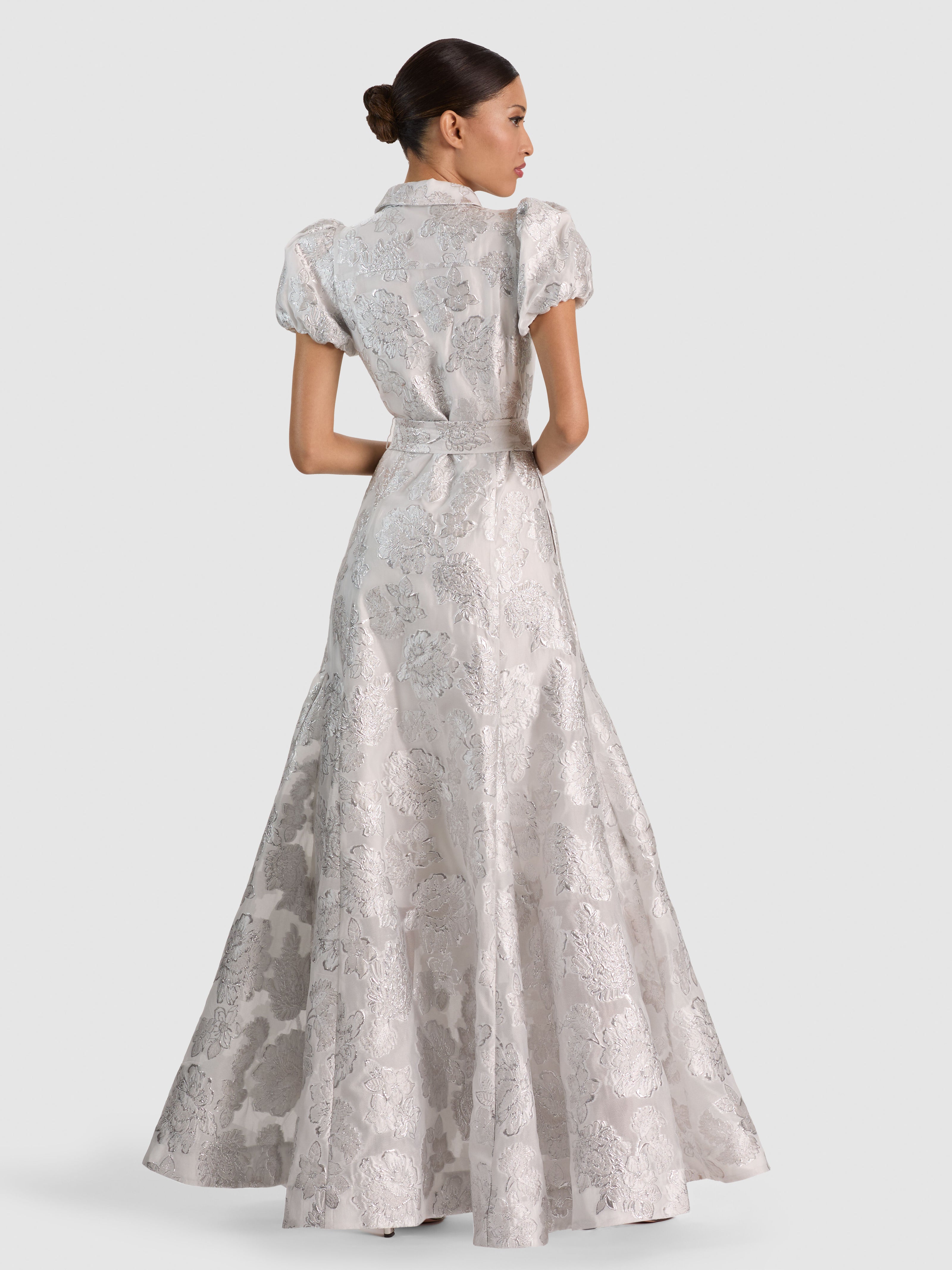 HENRIETTA MAXI DRESS-SILVER-ALICE + OLIVIA