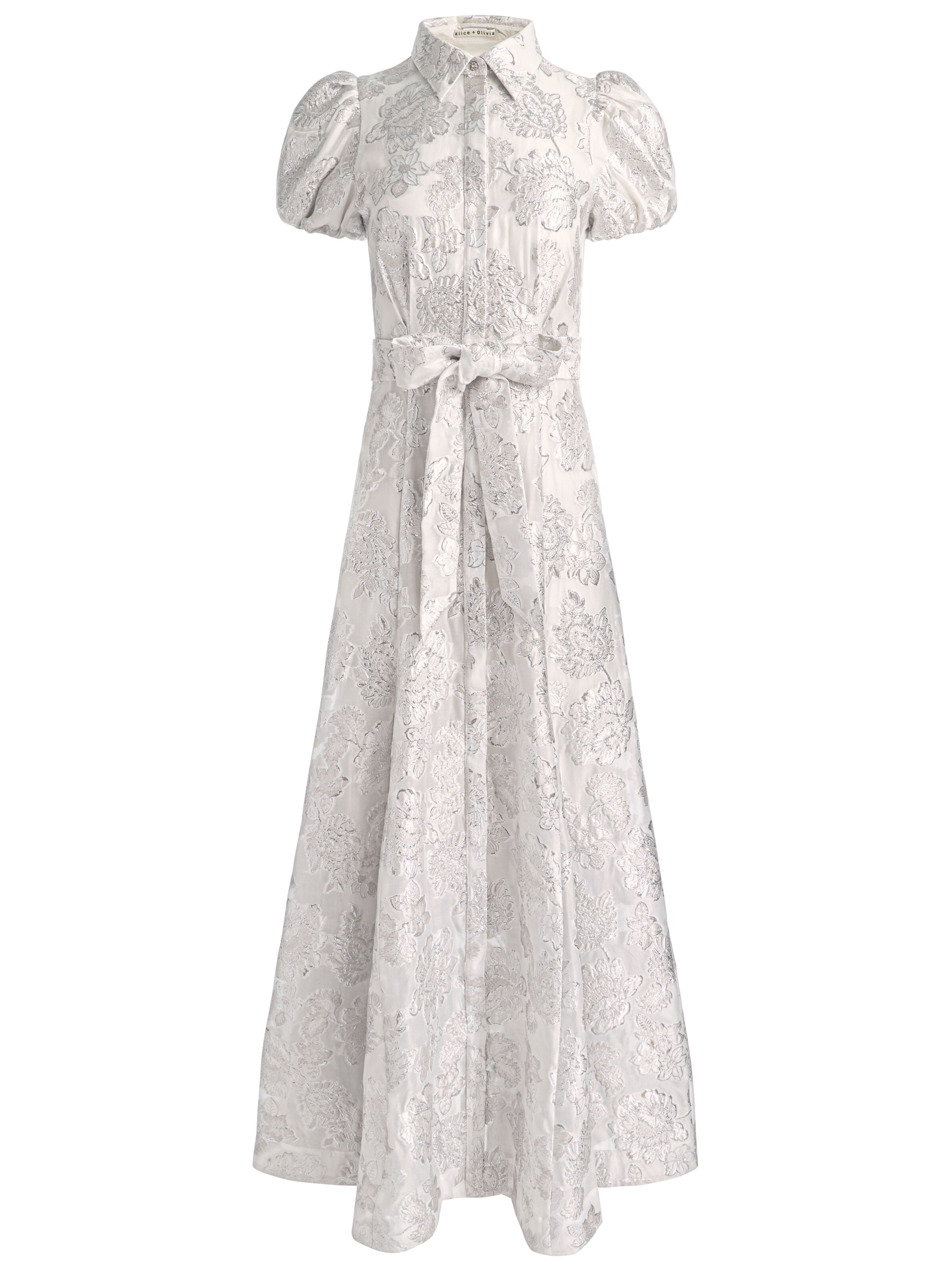 HENRIETTA MAXI DRESS-SILVER-ALICE + OLIVIA