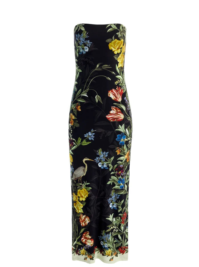 ABITO MIDI SENZA SPALLINE DELORA-ALICE + OLIVIA