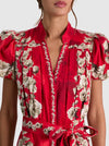 ROBE CHEMISE MAXI ÉTAGÉE CORA SS-ALICE + OLIVIA