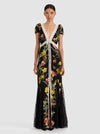 ROBE MIDI EN DENTELLE ÉVIDÉE PROFONDE-ALICE + OLIVIA