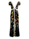 ROBE MIDI EN DENTELLE ÉVIDÉE PROFONDE-ALICE + OLIVIA