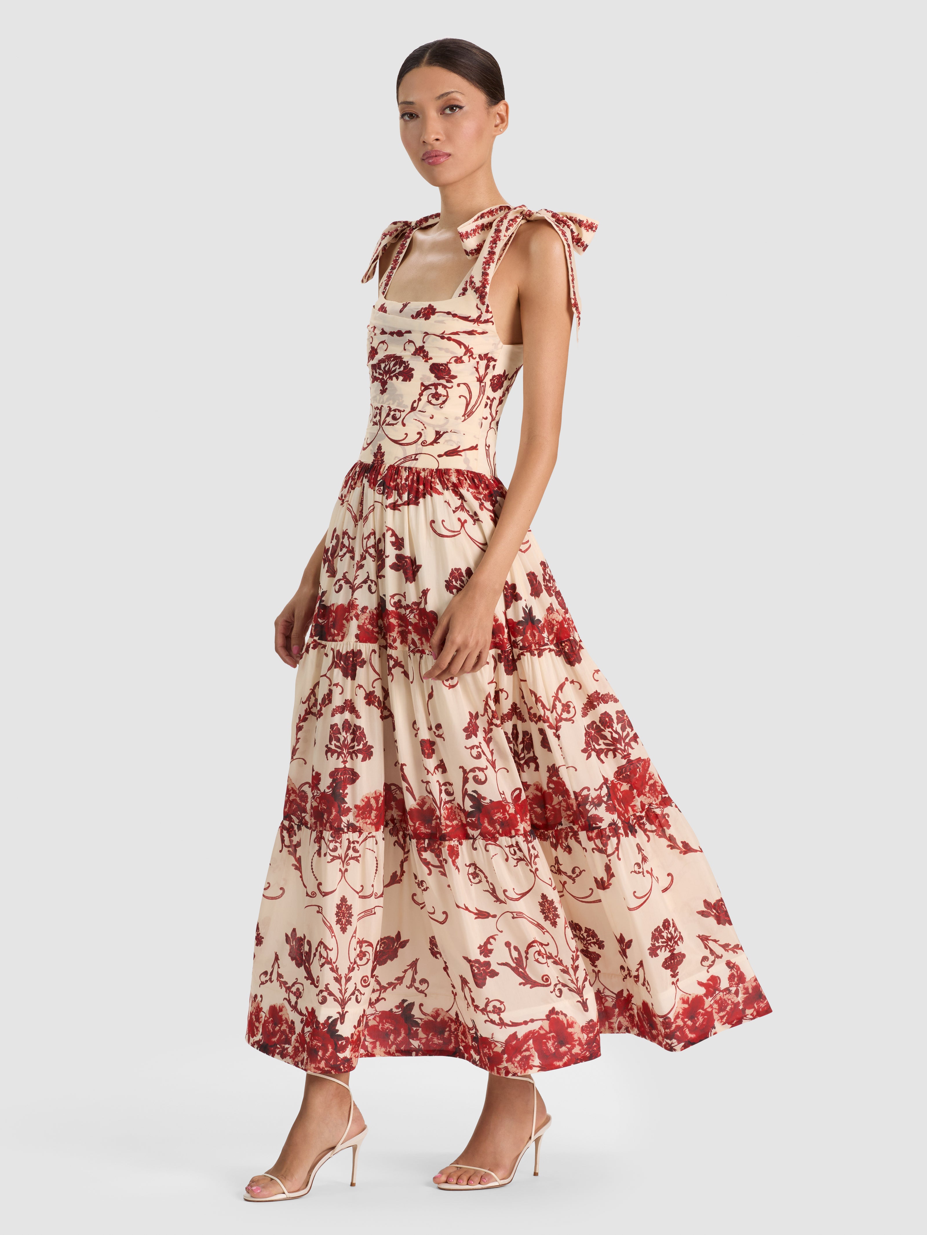 HAVEN MAXI DRESS-ORCHARD GLOW-ALICE + OLIVIA