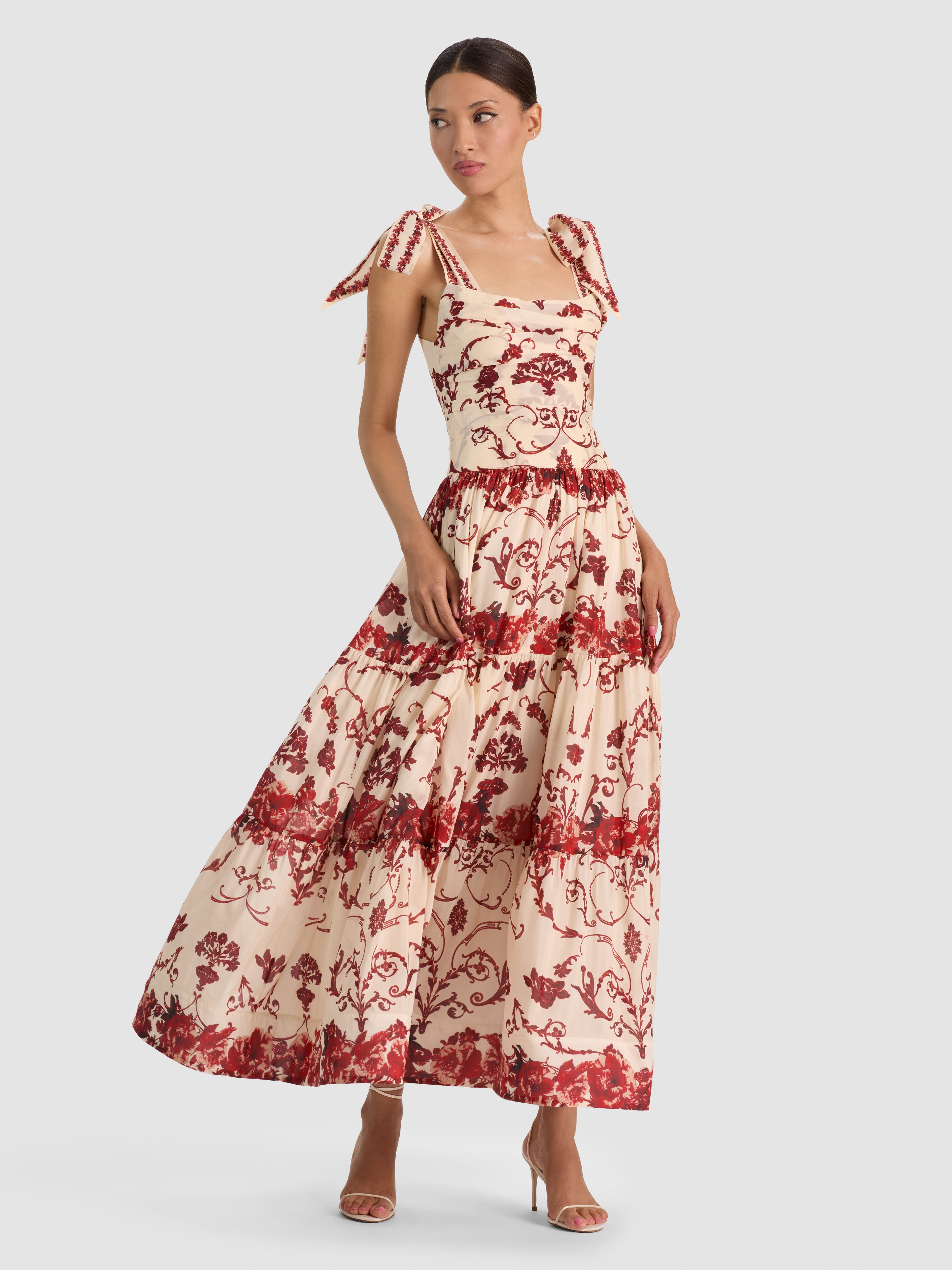 HAVEN MAXI DRESS-ORCHARD GLOW-ALICE + OLIVIA