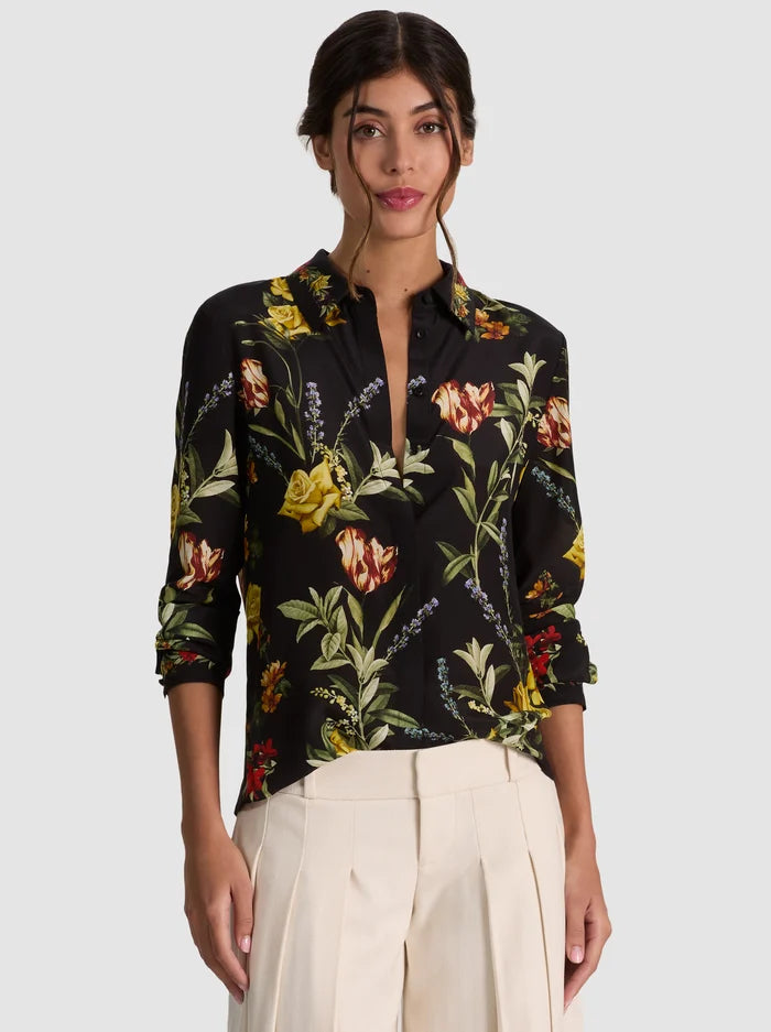 CAMICIA DA DONNA IN SETA WILLA-ALICE + OLIVIA