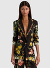 BLAZER BOYFRIEND COL CRANTÉ MINCE DENNY-ALICE + OLIVIA