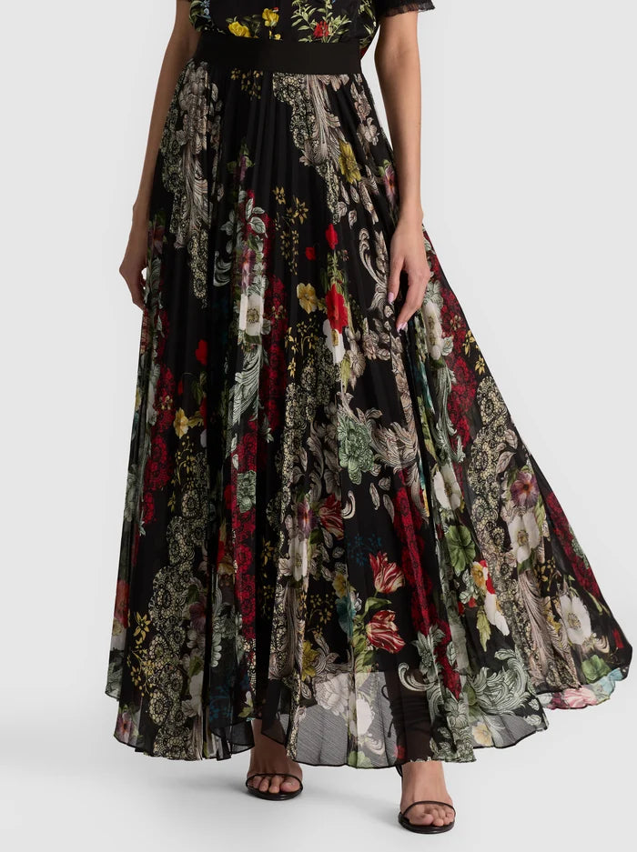GONNA LUNGA PLISSÉ KATZ-ALICE + OLIVIA