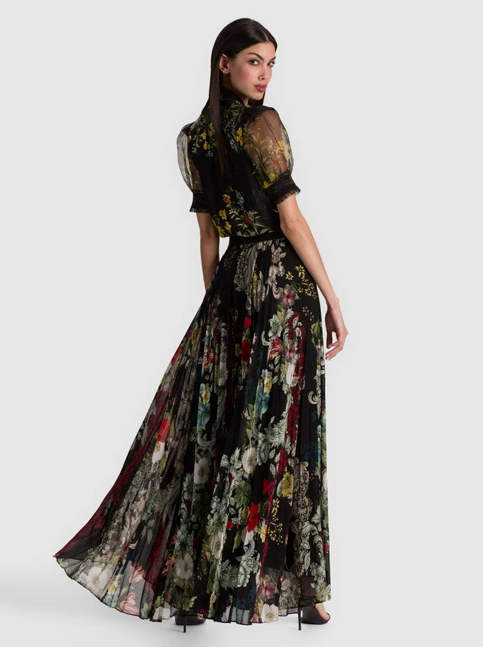 GONNA LUNGA PLISSÉ KATZ-ALICE + OLIVIA