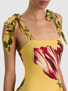 ORIANA MIDI DRESS-SOFT TULIP TUSCANY-ALICE + OLIVIA
