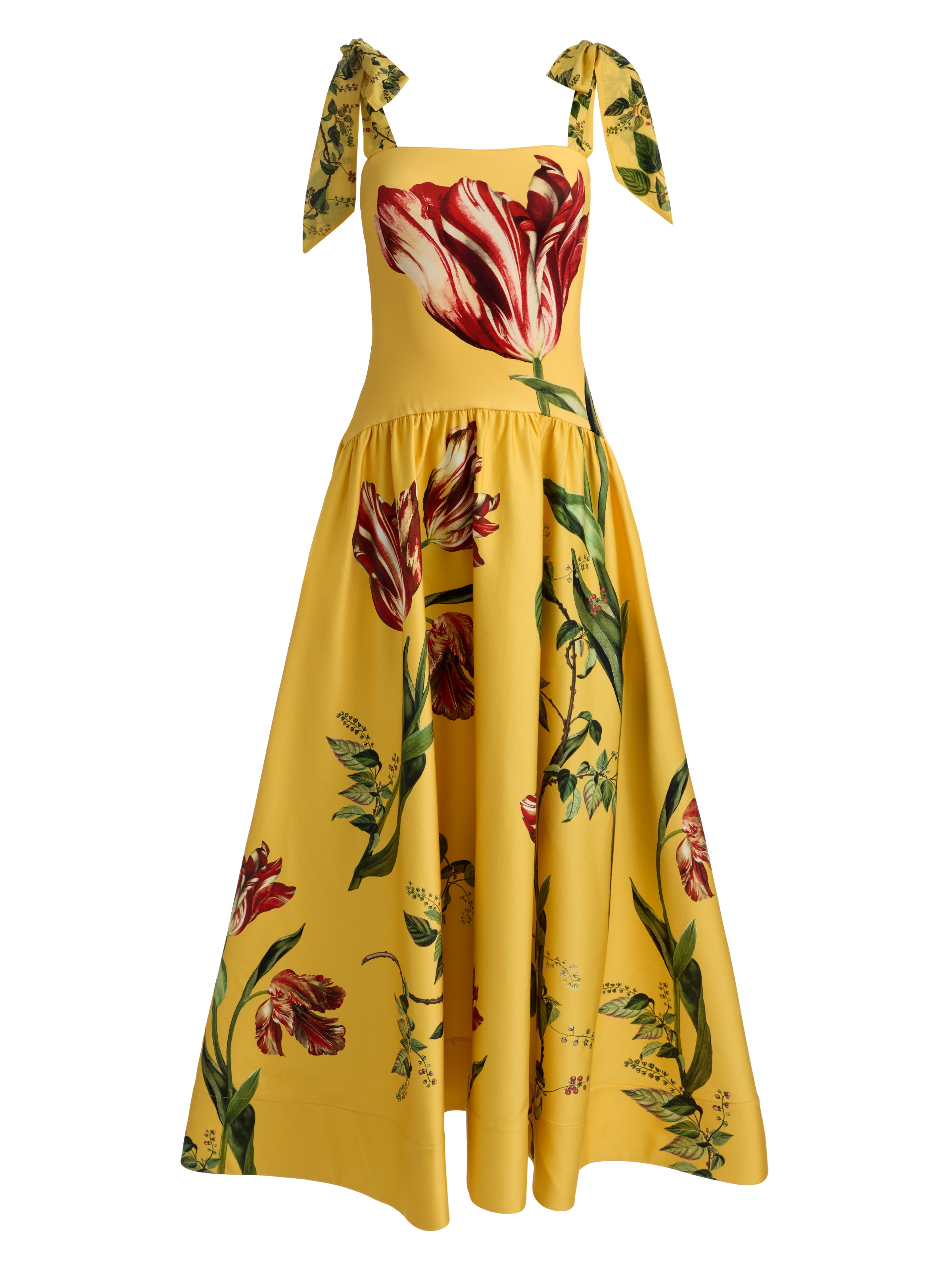 ORIANA MIDI DRESS - SOFT TULIP TUSCANY
