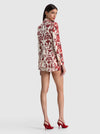 MACEY LINEN FITTED BLAZER-WINDING ROAD-ALICE + OLIVIA