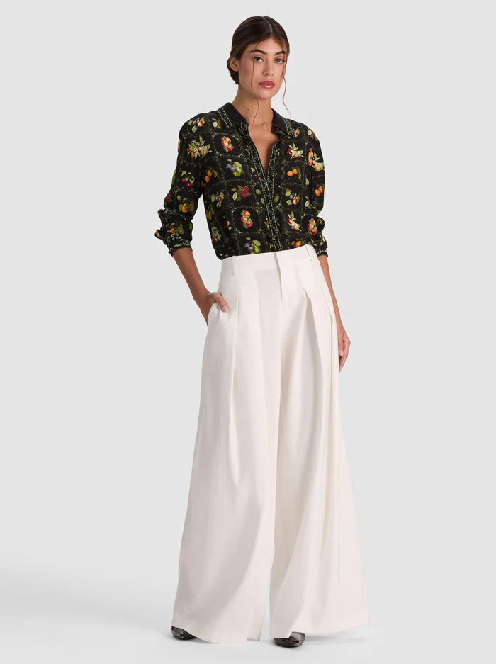 WILLA SILK BLOUSE - HARVEST